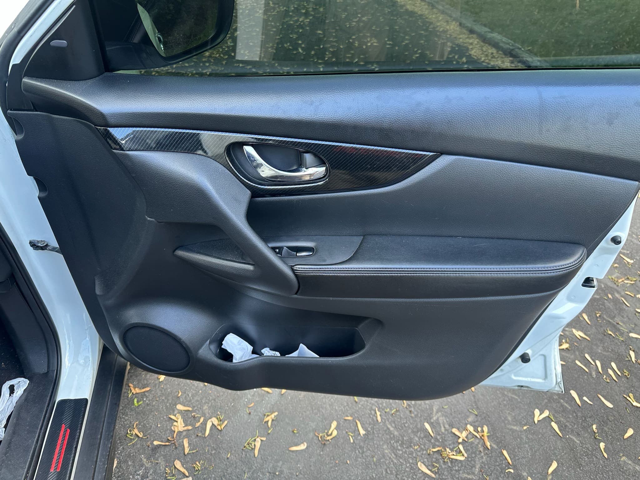Center console and steering wheel after detail
