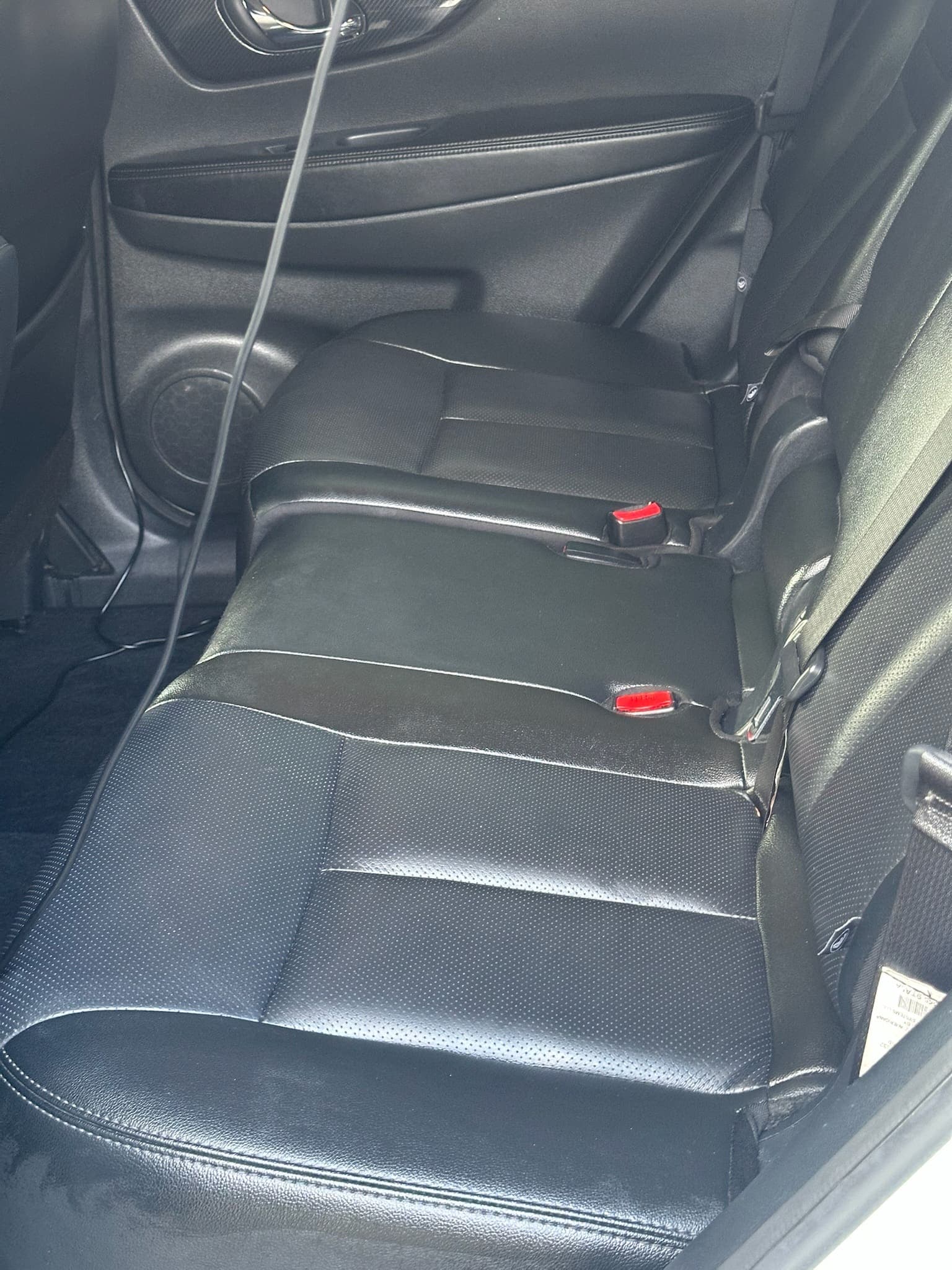 Headliner and pillars cleaned
